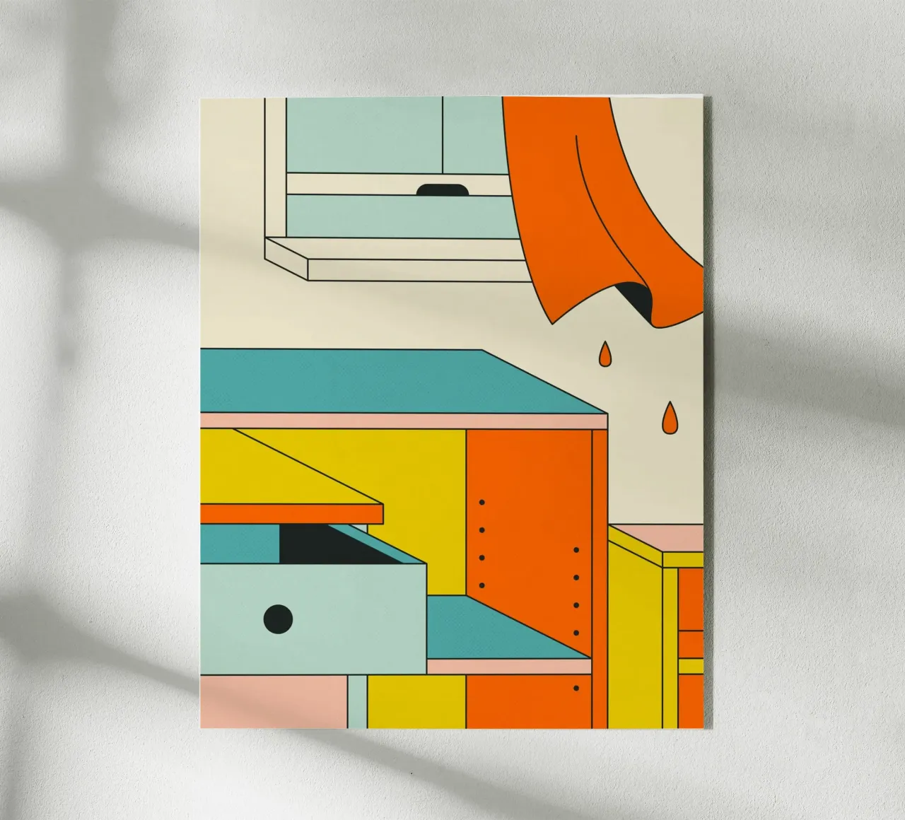 GEOMETRIE SUBURBANE plexiglass da Jazzberry Blue