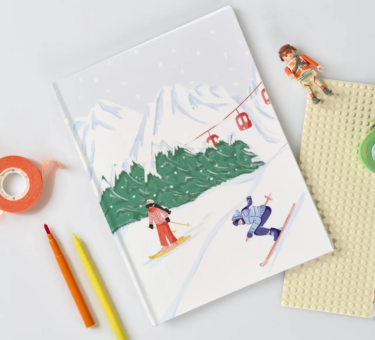 Ski day notebook by Papergreyy