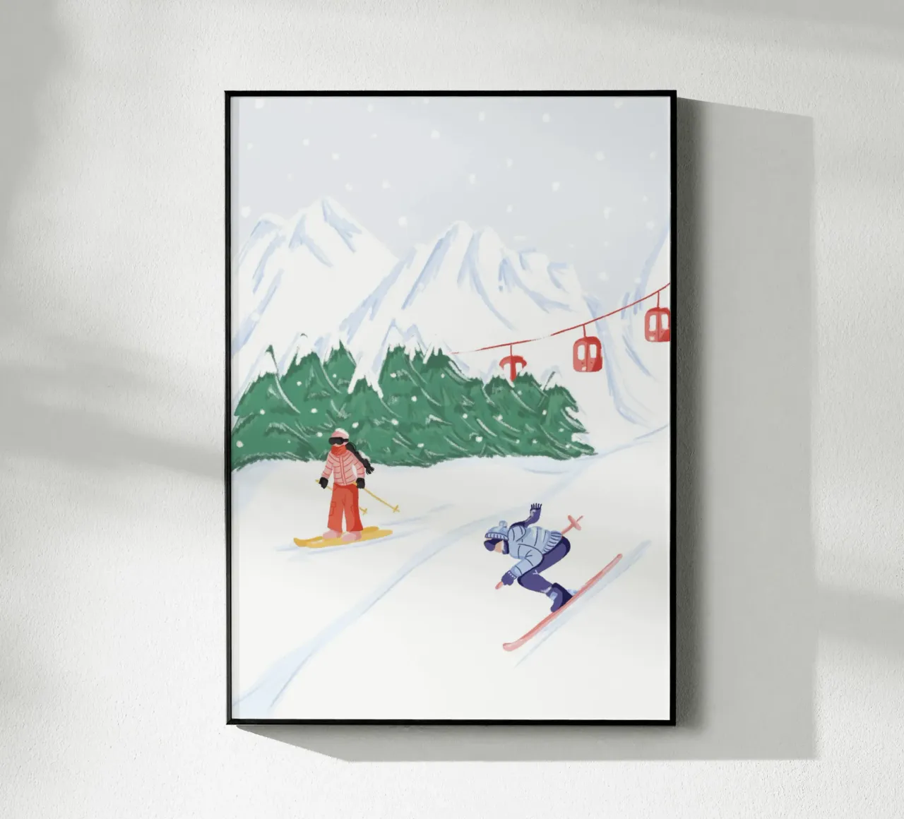 Ski day plexiglass da Papergreyy