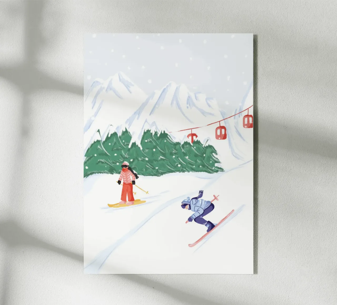 Ski day plexiglass da Papergreyy