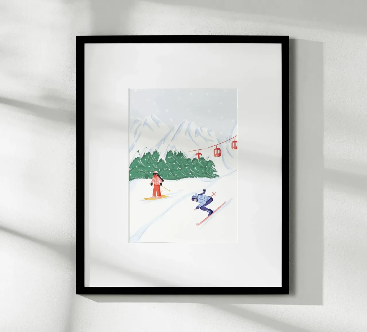 Ski day poster da Papergreyy