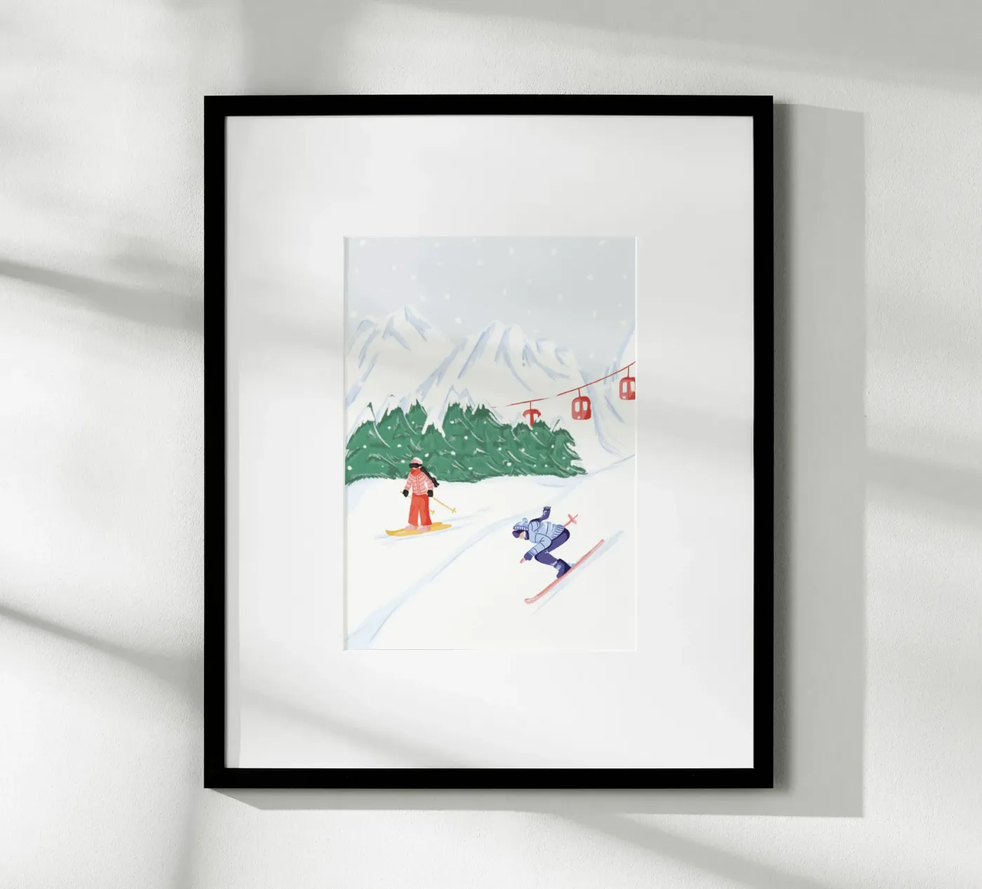 Ski day poster da Papergreyy