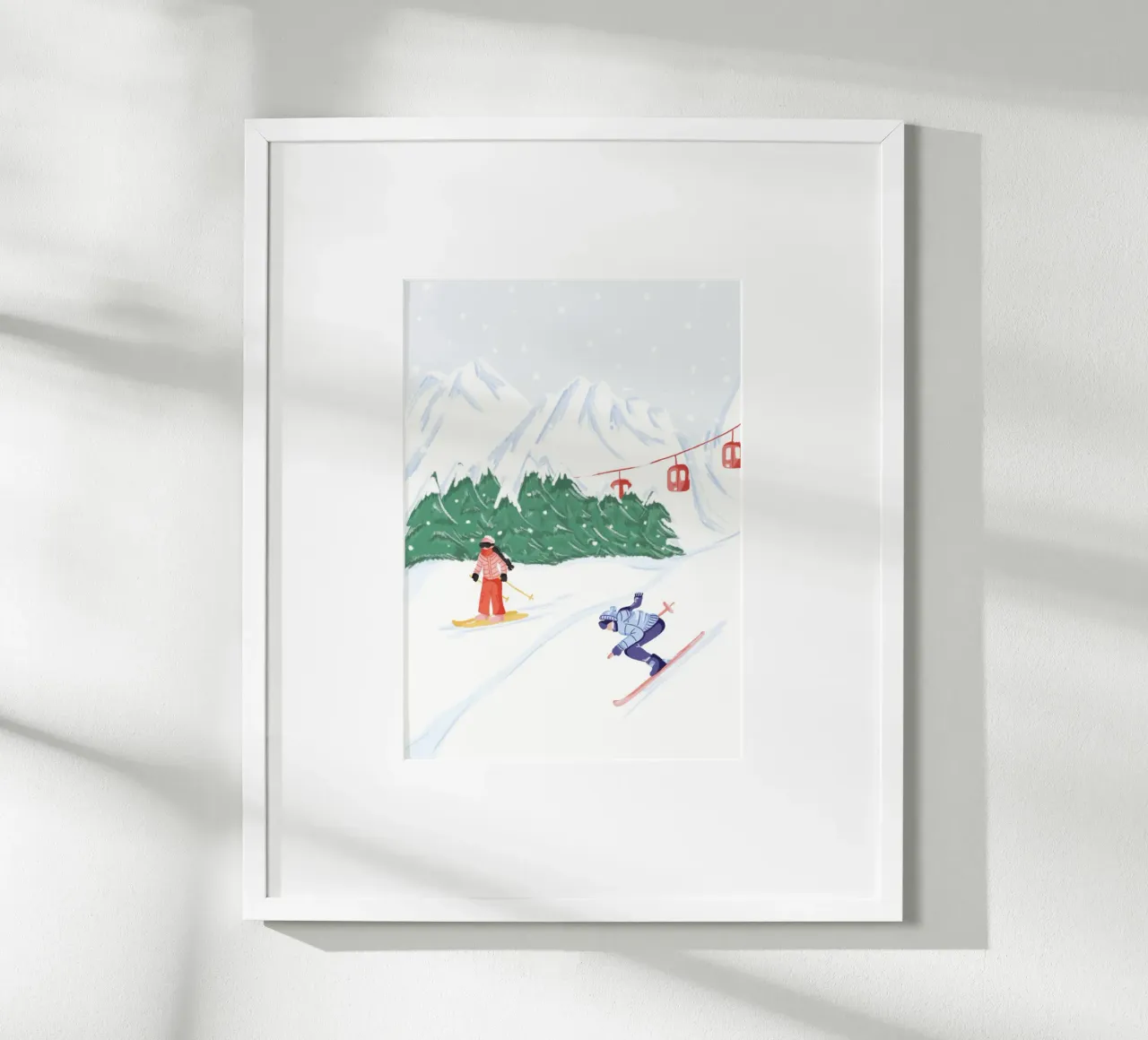 Ski day poster da Papergreyy