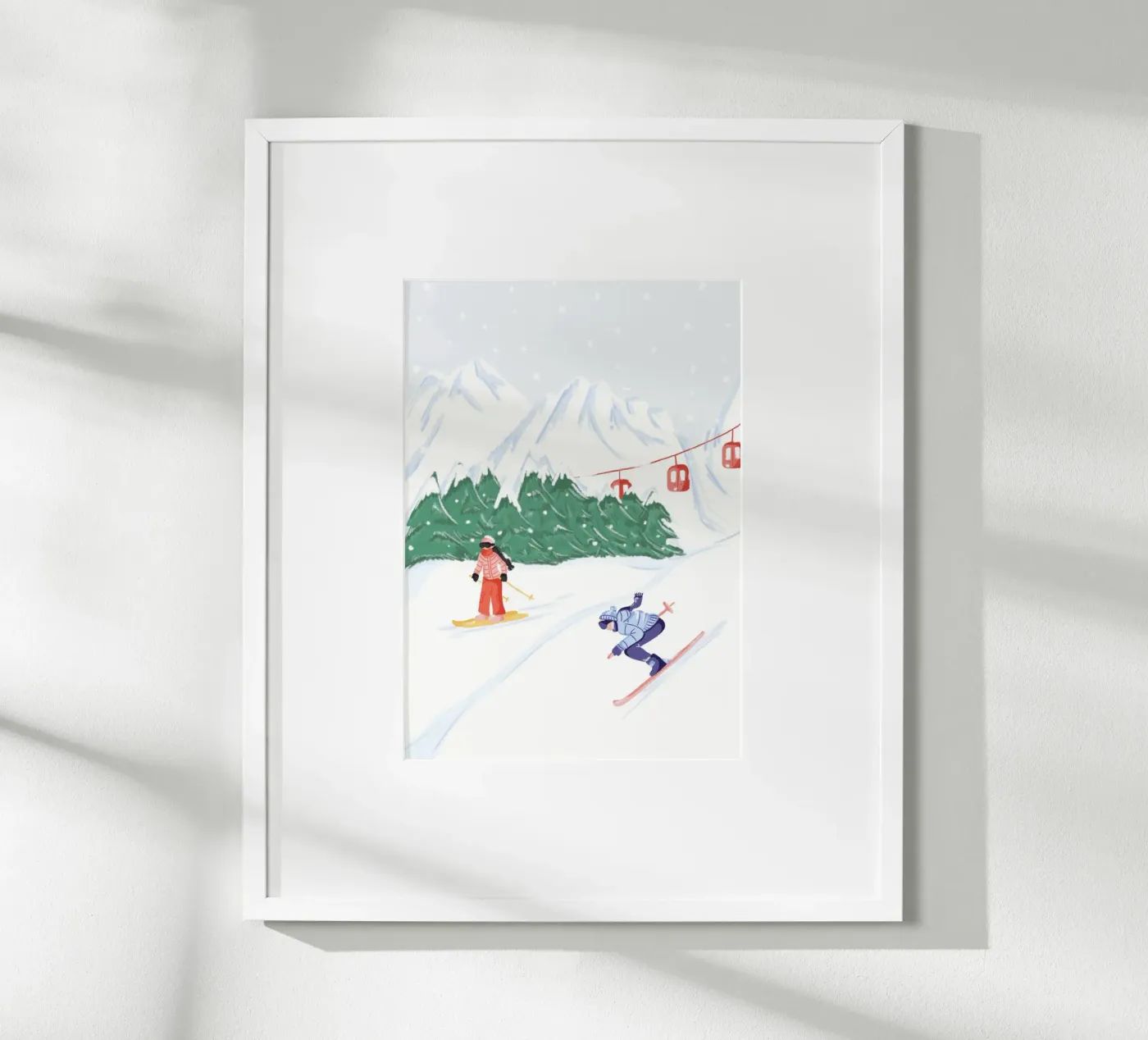 Ski day poster da Papergreyy