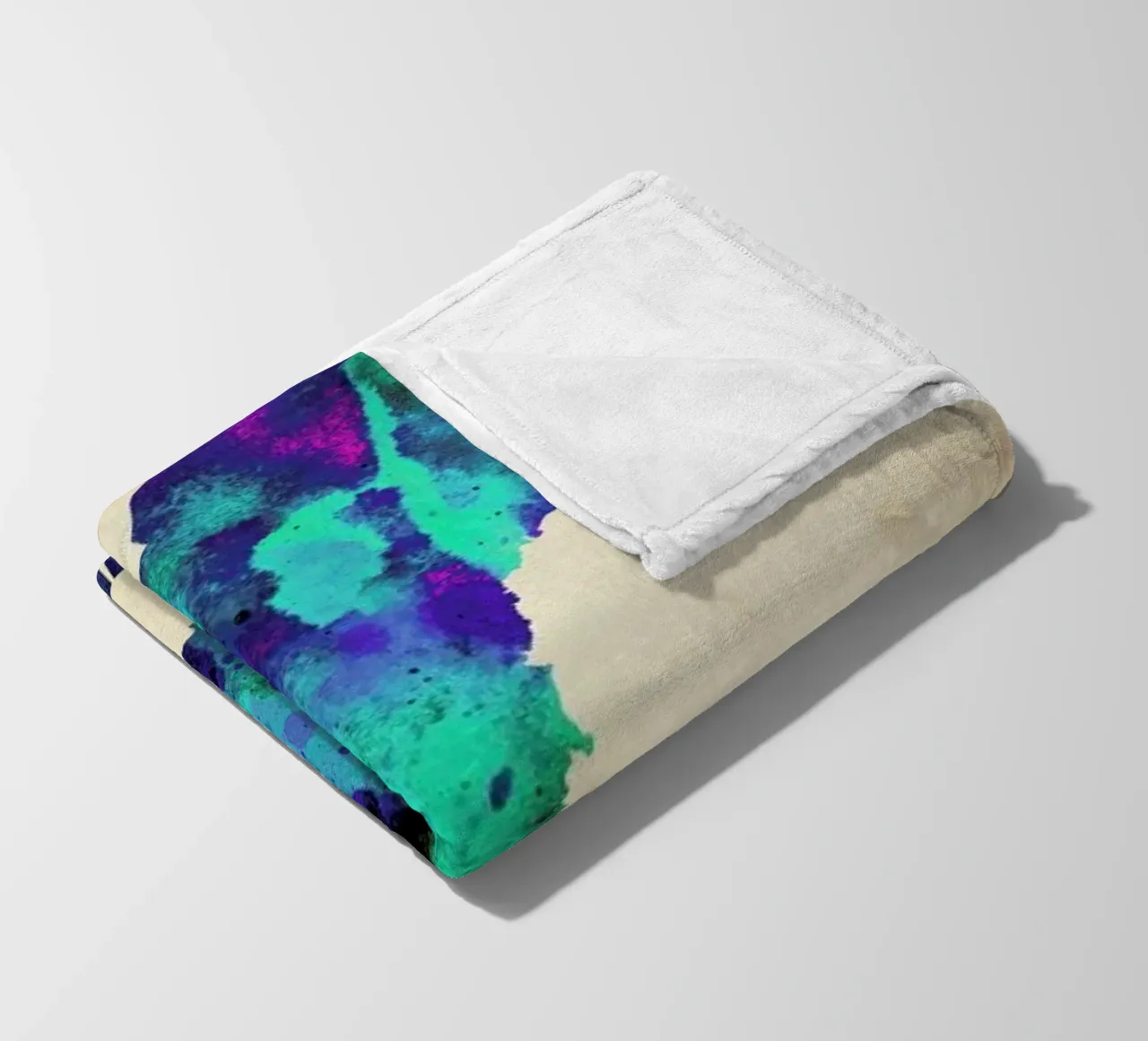 Sweden Watercolor Map coperta in pile da Naxart