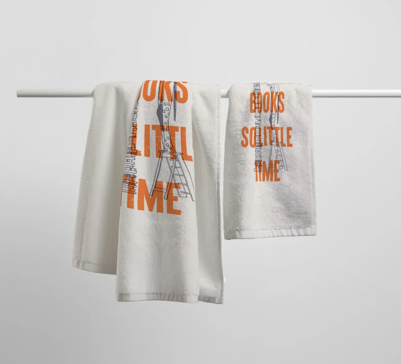 So many books, So little time towel by Vintagrafica