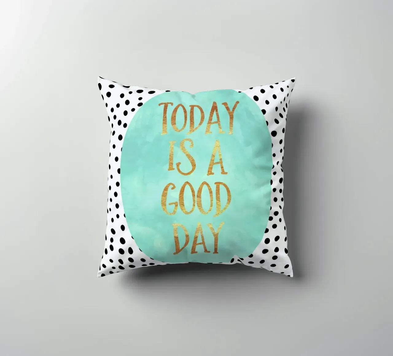 Today Is a Good Day cuscino da Elisabeth Fredriksson