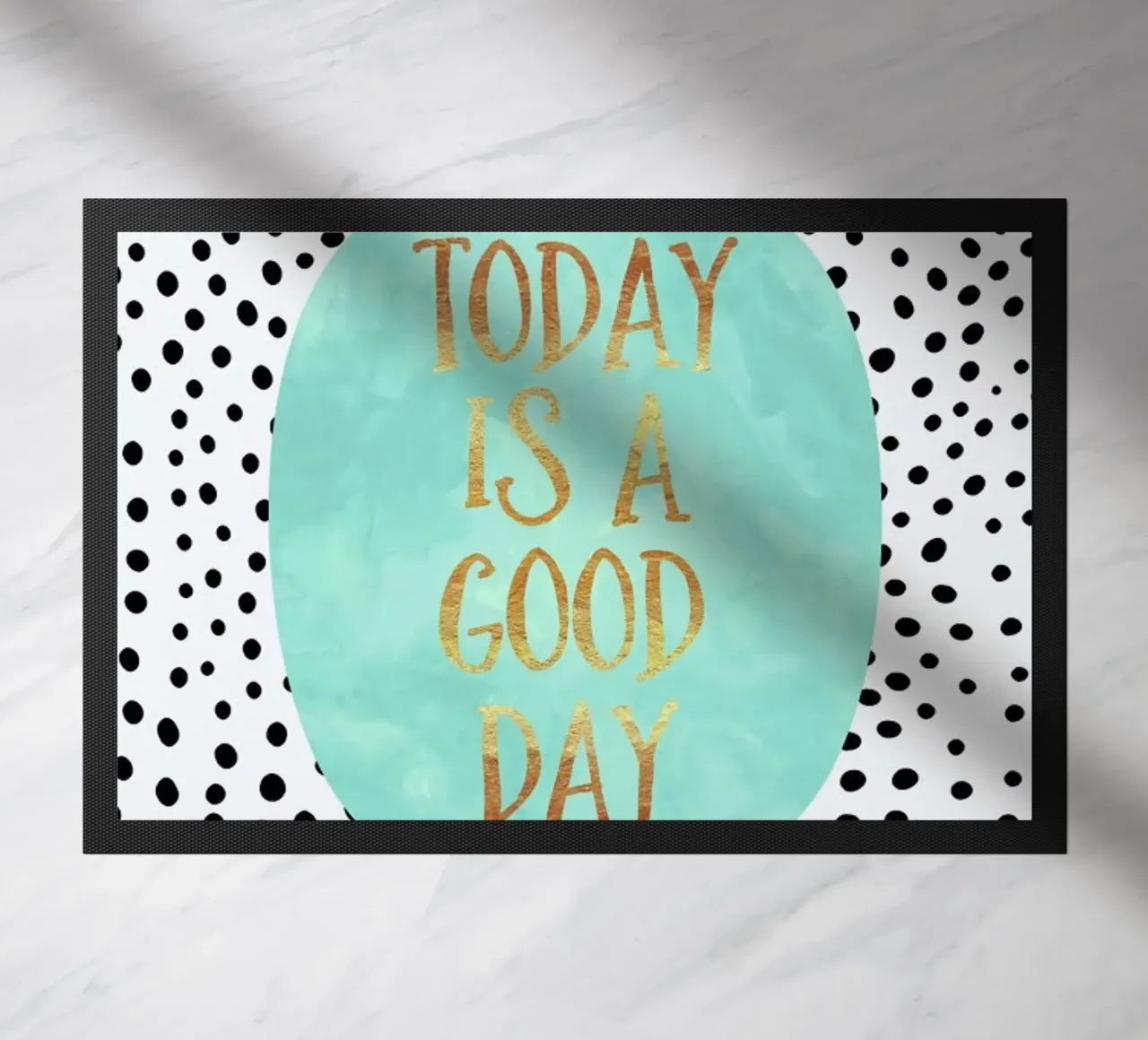 Today Is a Good Day doormat by Elisabeth Fredriksson