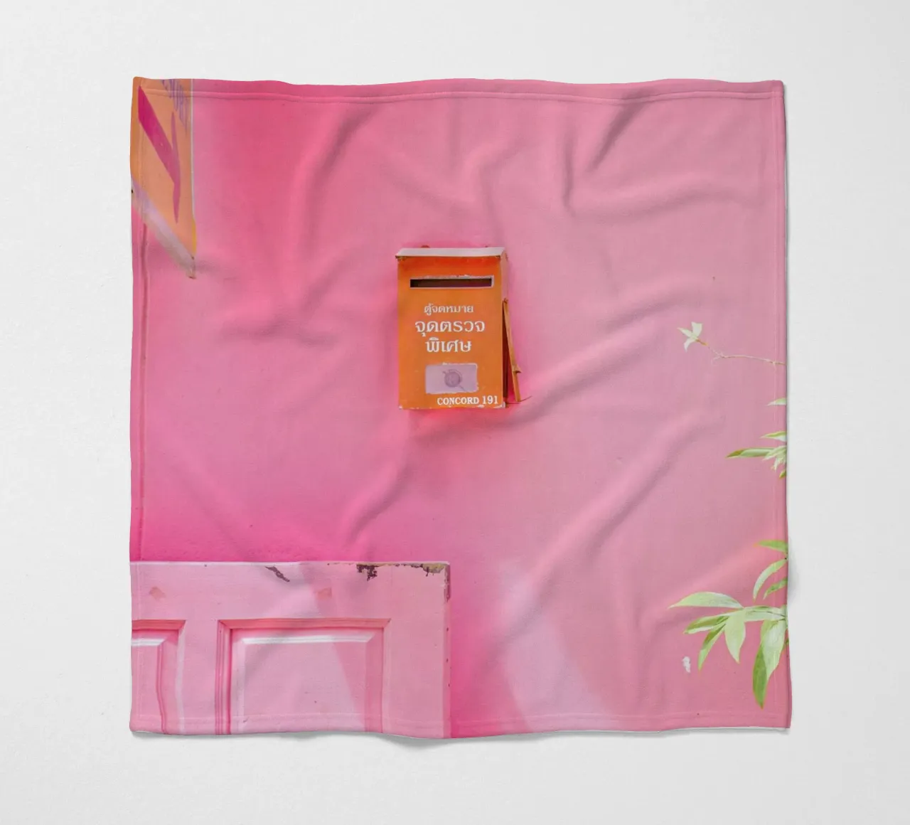 HuaHin fleece blanket by Charlotte Curd