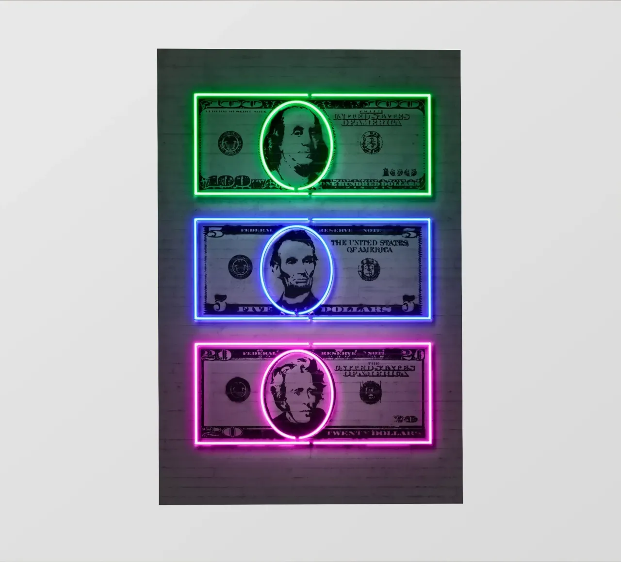 Dollars pellicola backlit da Octavian