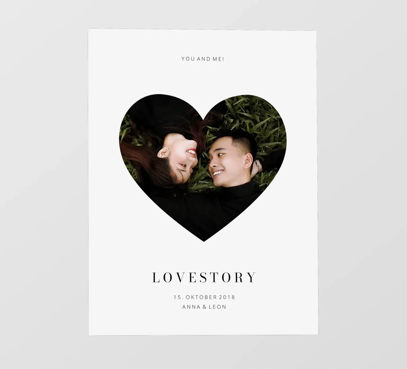 Lovestory pellicola backlit da we line studio - design