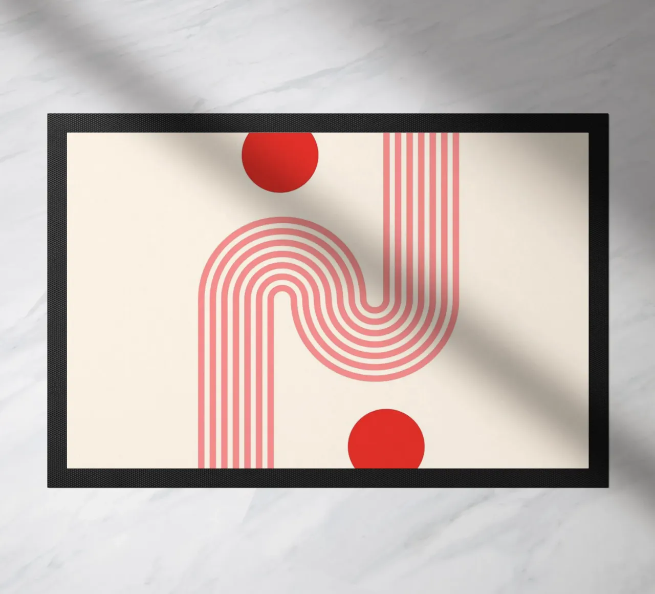 Bauhaus Style Curves & Dots | Modern Minimalist Art Print zerbino da PrintCessStudio