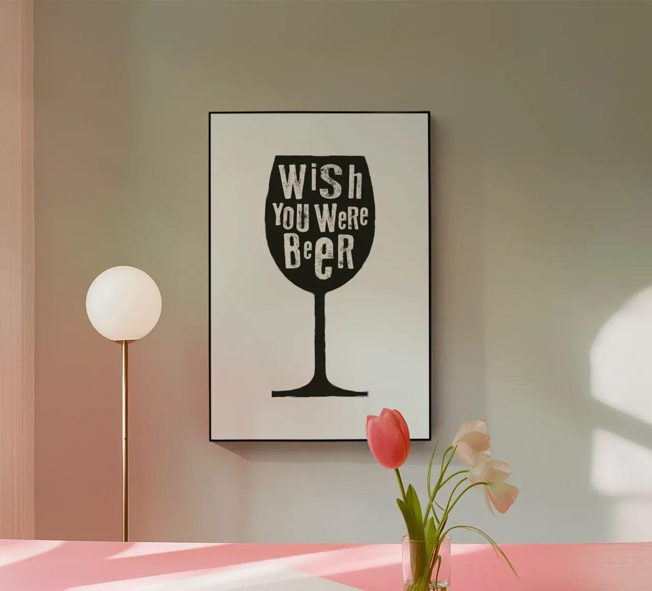 Beer acrylic glass by typealive