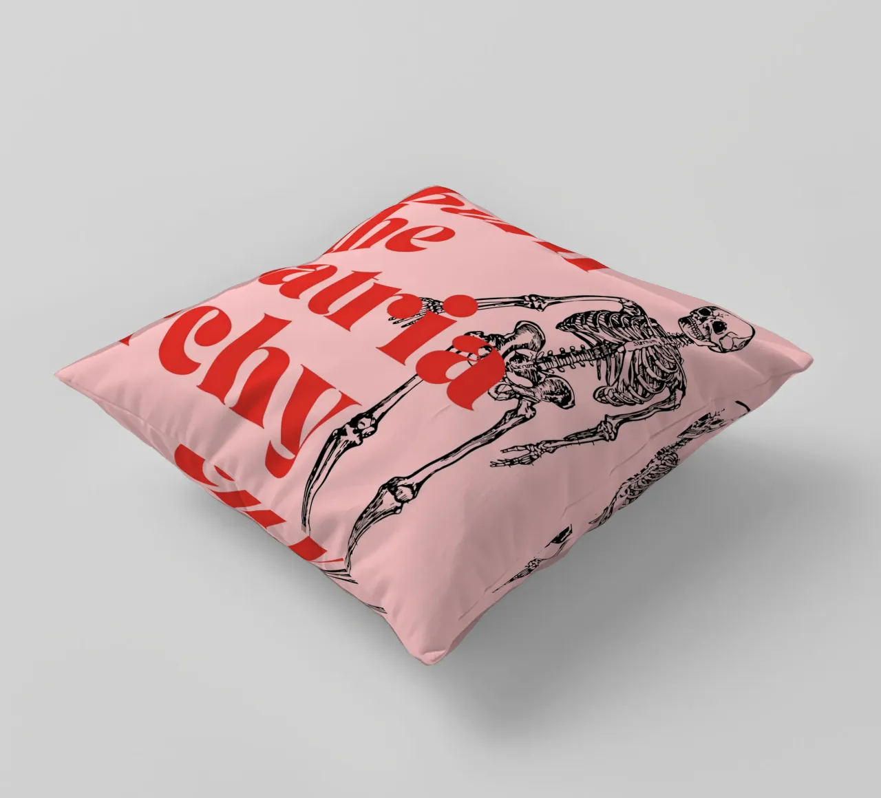 Burn the Patriarchy | Bold & Feminist Statement Print cuscino da PrintCessStudio