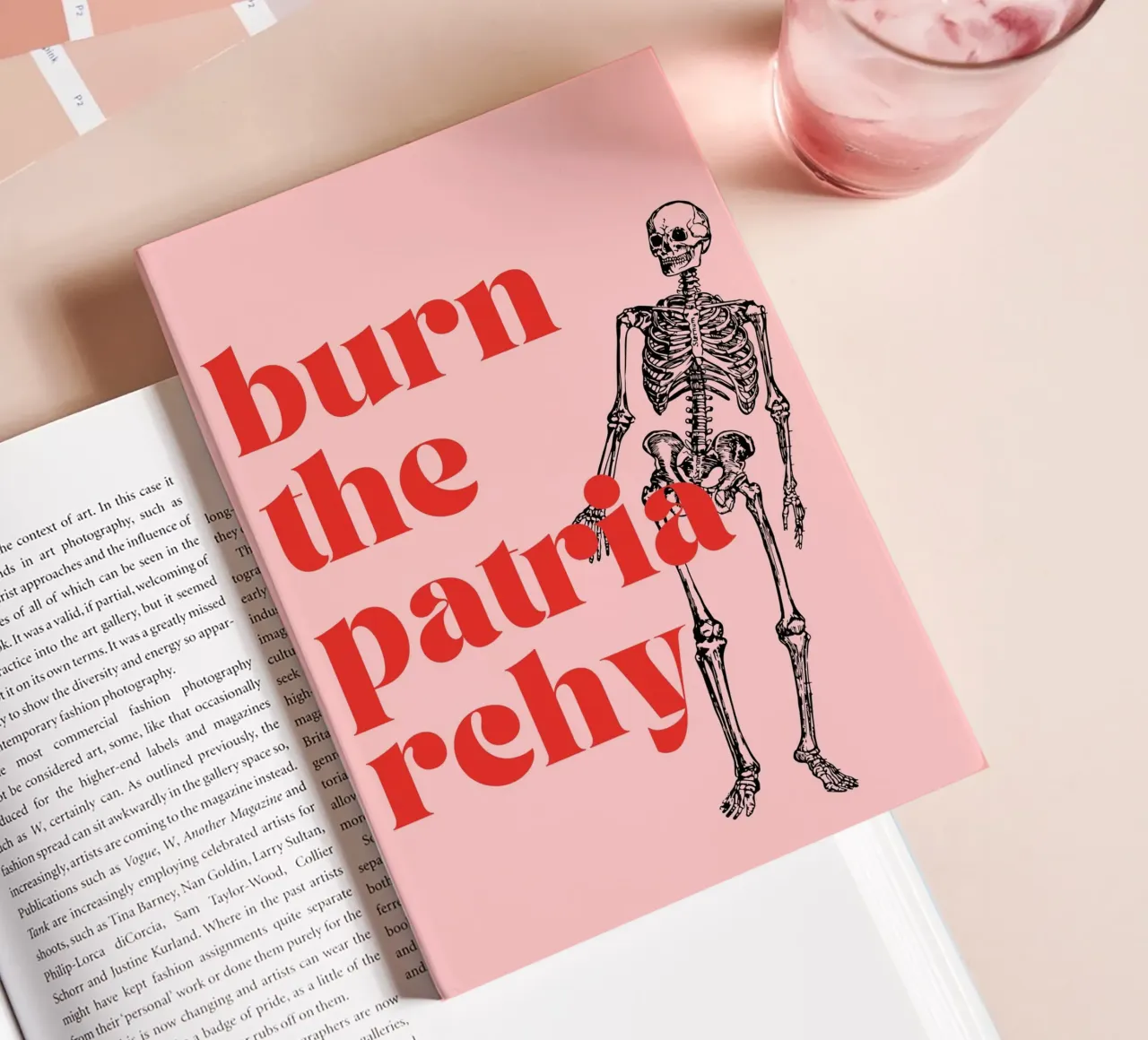 Burn the Patriarchy | Bold & Feminist Statement Print diario da PrintCessStudio