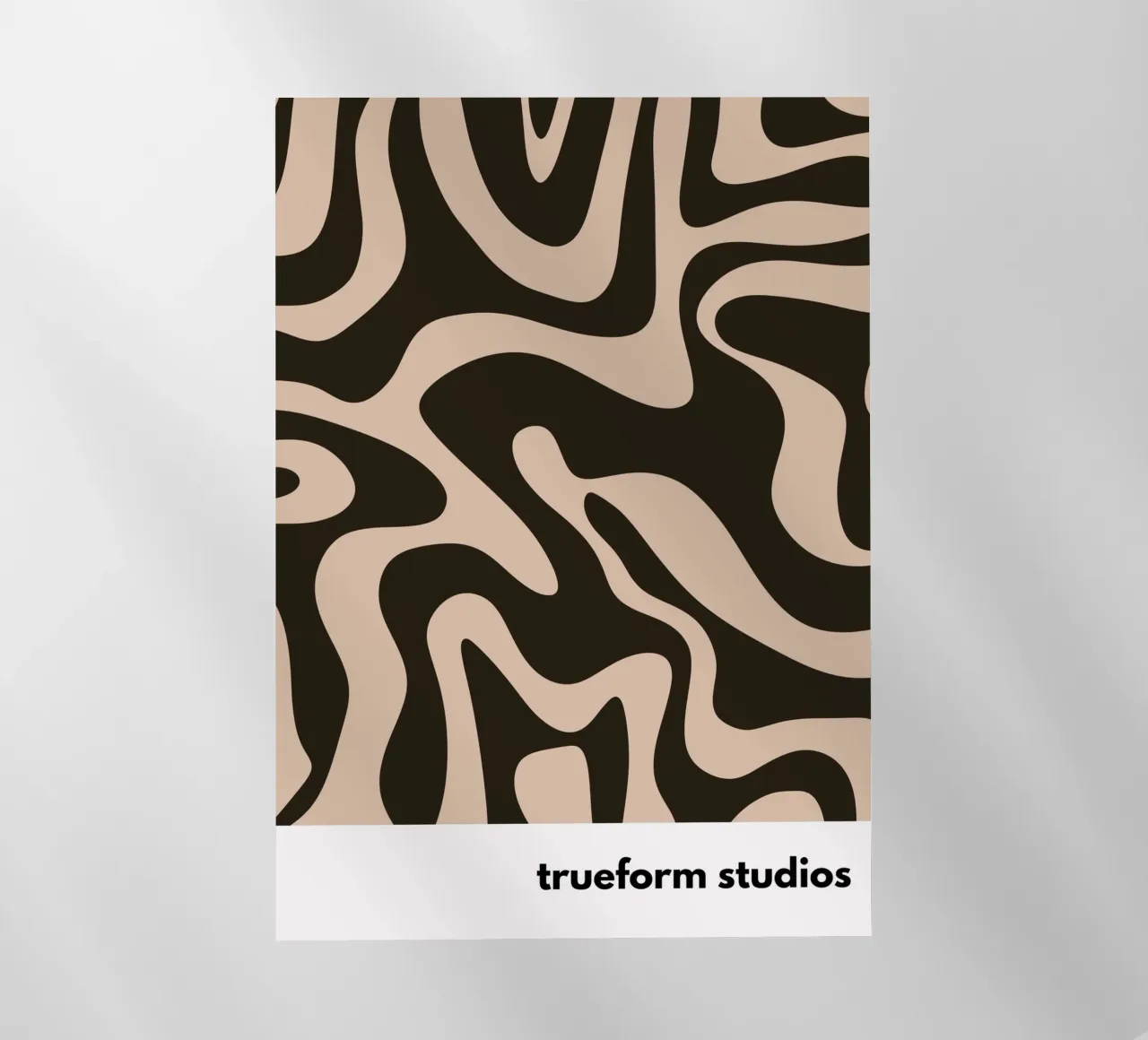 Hypnotic Swirls | Organic Shapes & Abstract Art Print pellicola backlit da PrintCessStudio