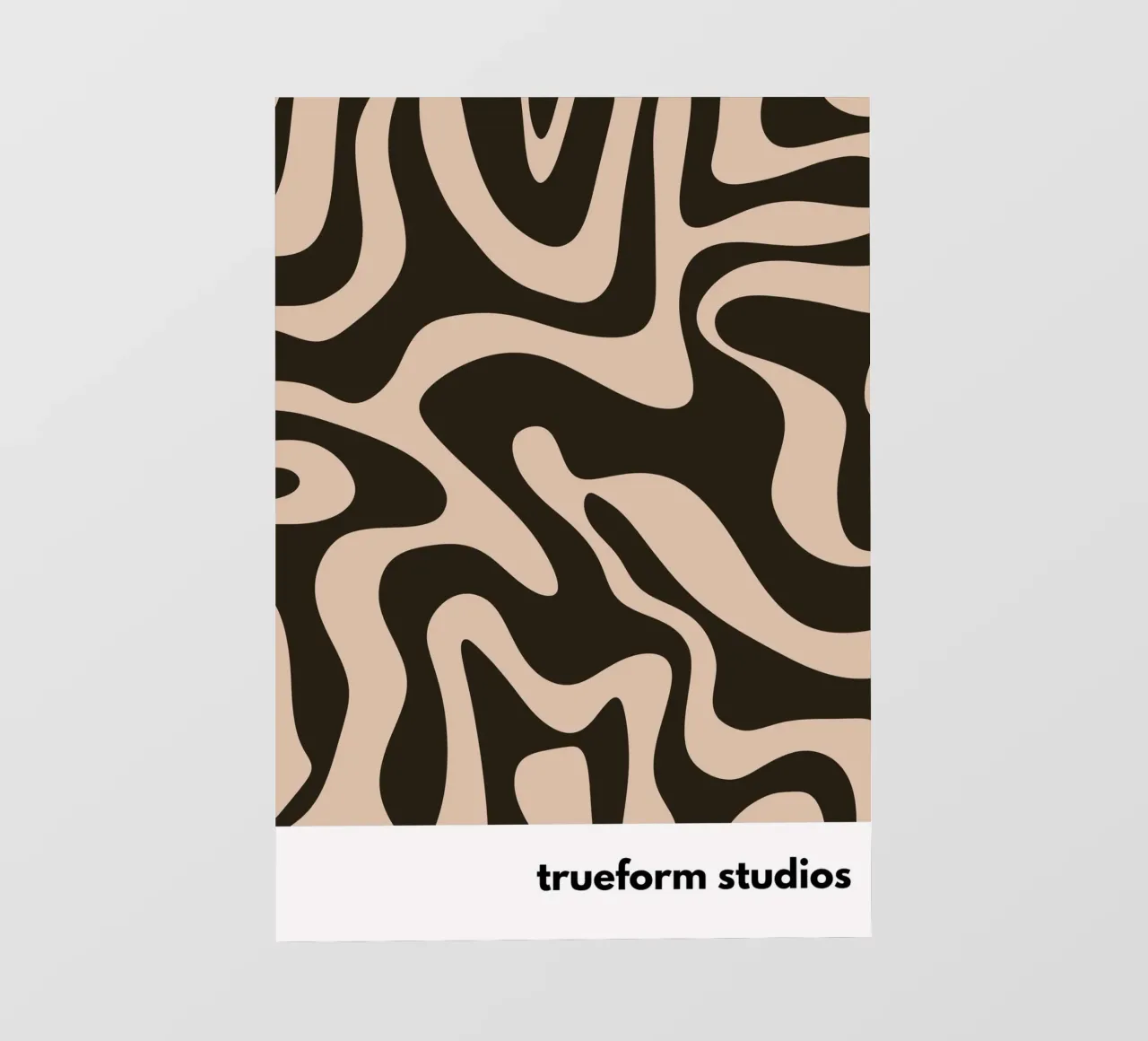 Hypnotic Swirls | Organic Shapes & Abstract Art Print pellicola backlit da PrintCessStudio