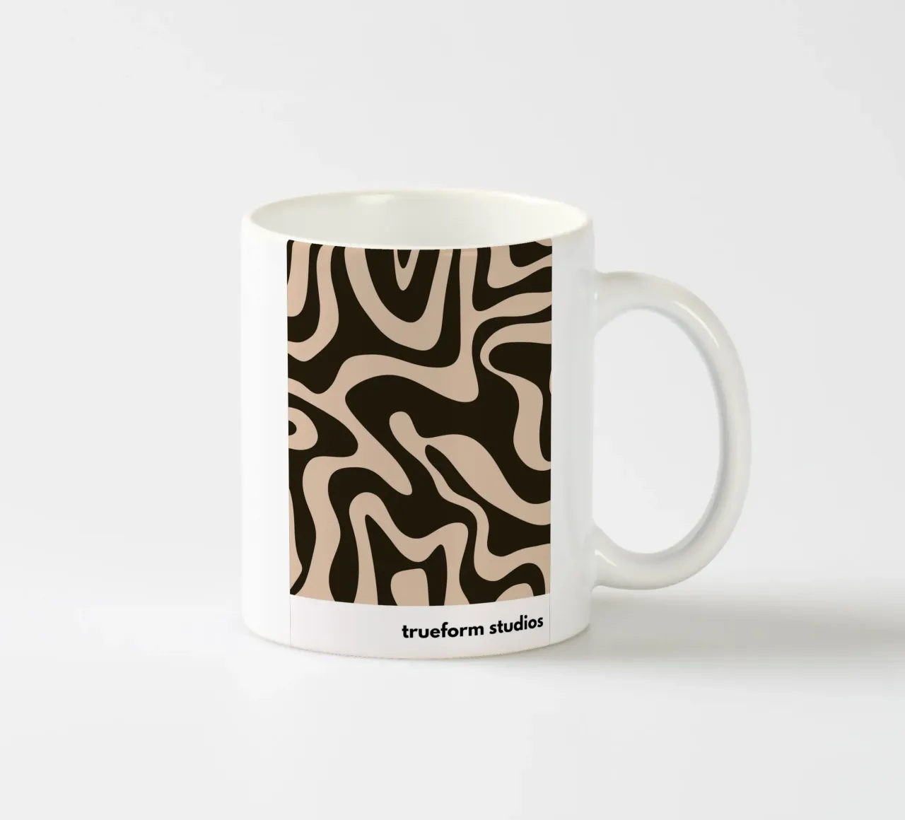 Hypnotic Swirls | Organic Shapes & Abstract Art Print tazza in ceramica da PrintCessStudio