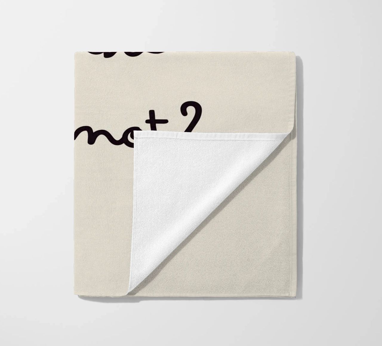 Because Why the Hell Not? | Fun & Playful Handwritten Print telo mare da PrintCessStudio