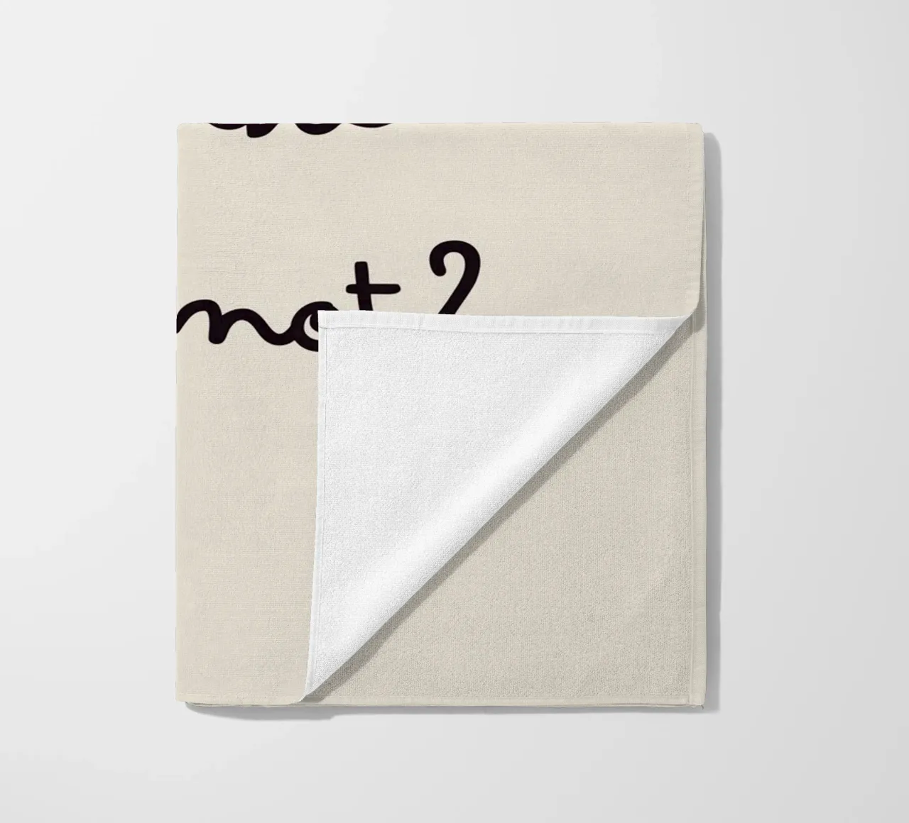 Because Why the Hell Not? | Fun & Playful Handwritten Print telo mare da PrintCessStudio