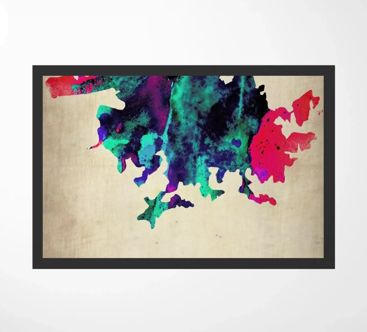 Florence Watercolor Map zerbino da Naxart