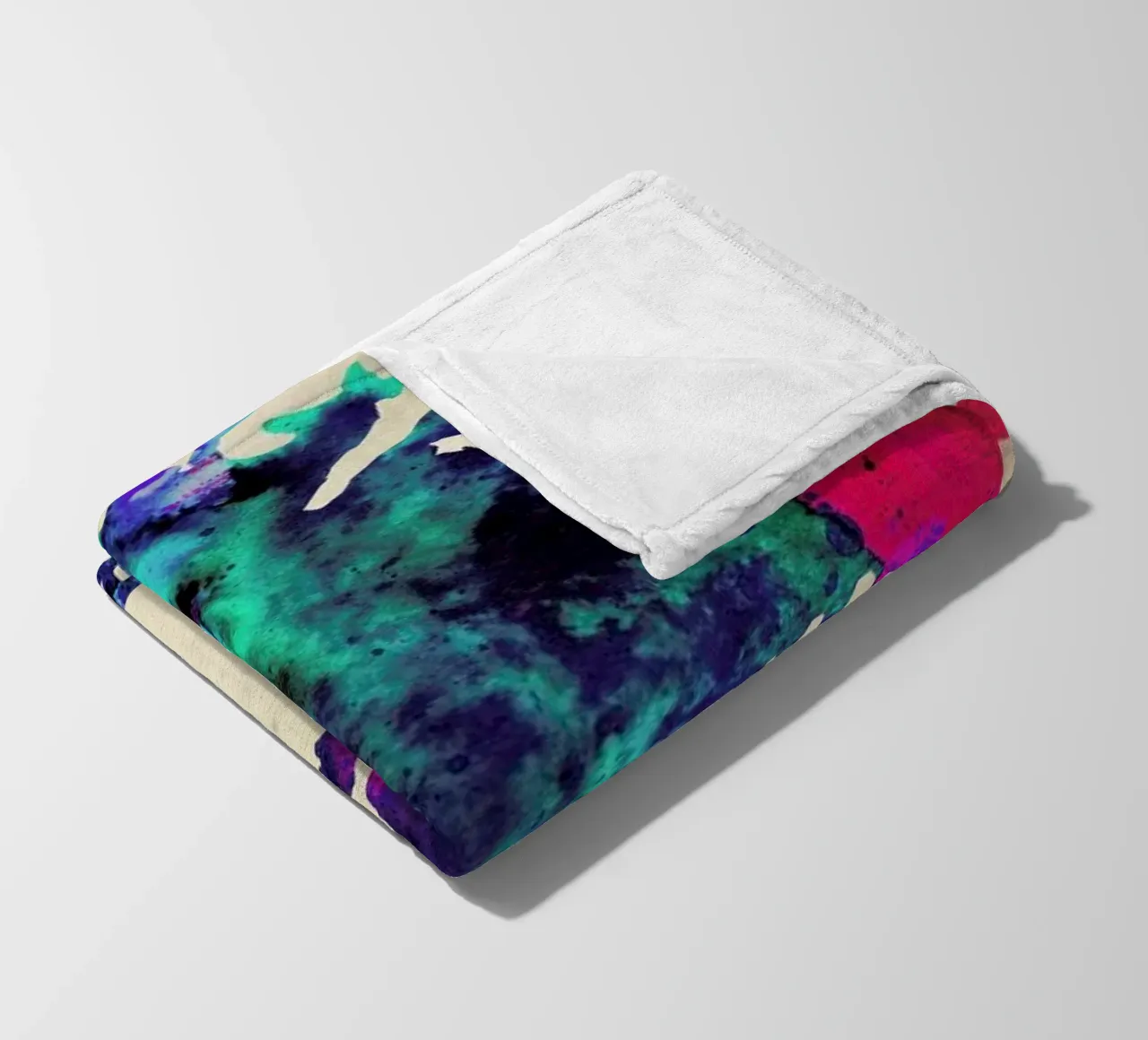 Florence Watercolor Map coperta in pile da Naxart