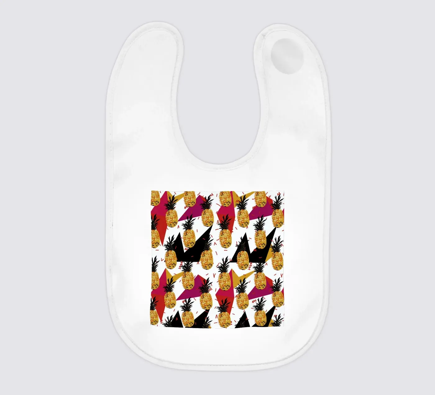 Pineapple Jam baby bib by Mariery Young