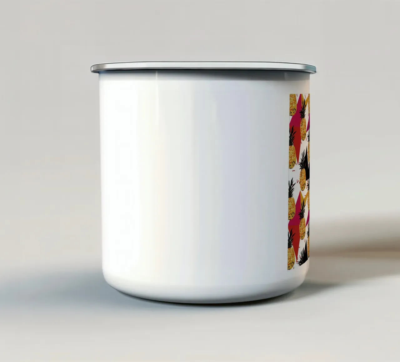 Pineapple Jam tazza in smalto da Mariery Young