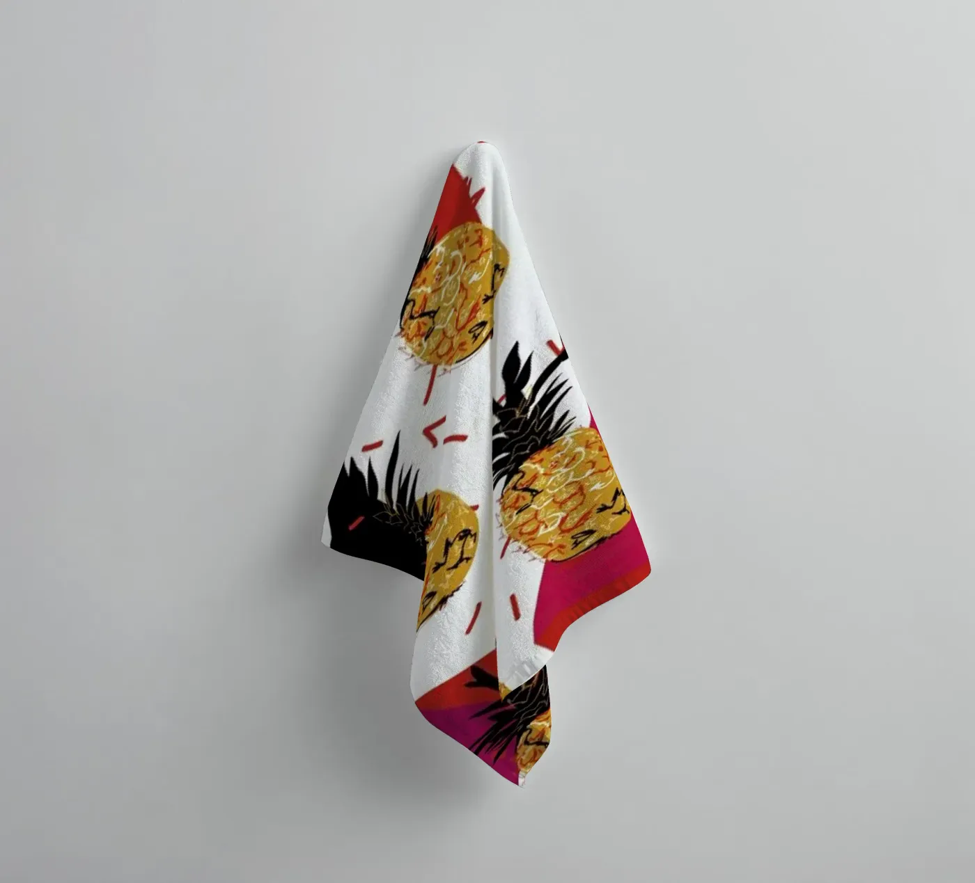 Pineapple Jam badhanddoek van Mariery Young