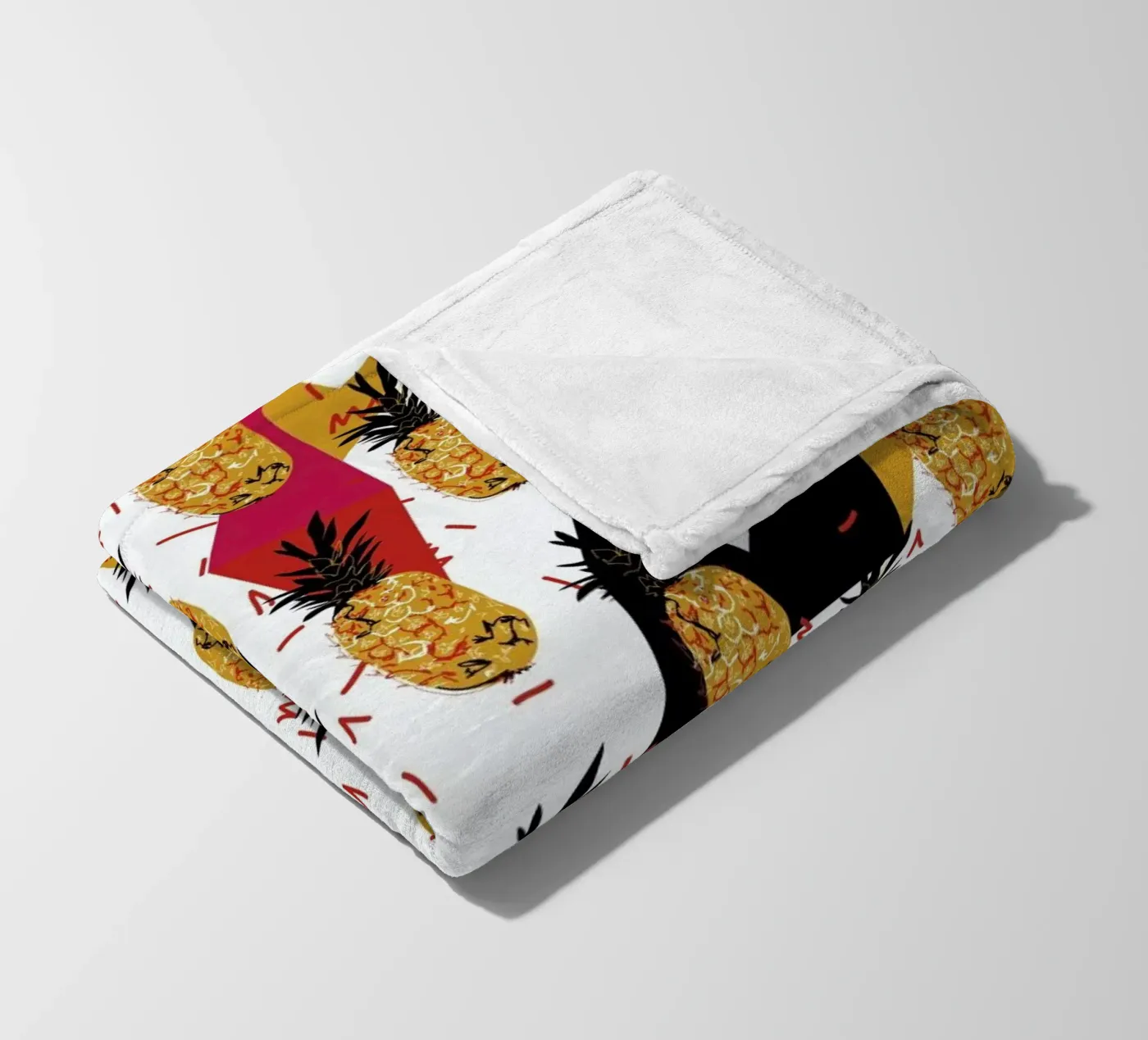 Pineapple Jam fleecedeken van Mariery Young