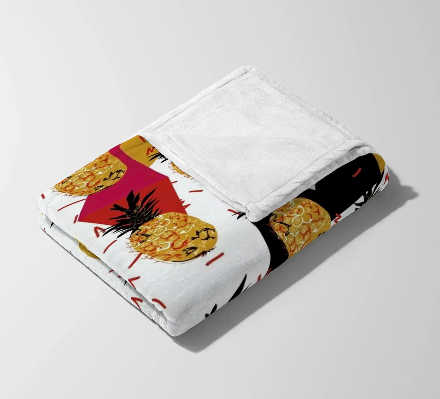 Pineapple Jam fleecedeken van Mariery Young