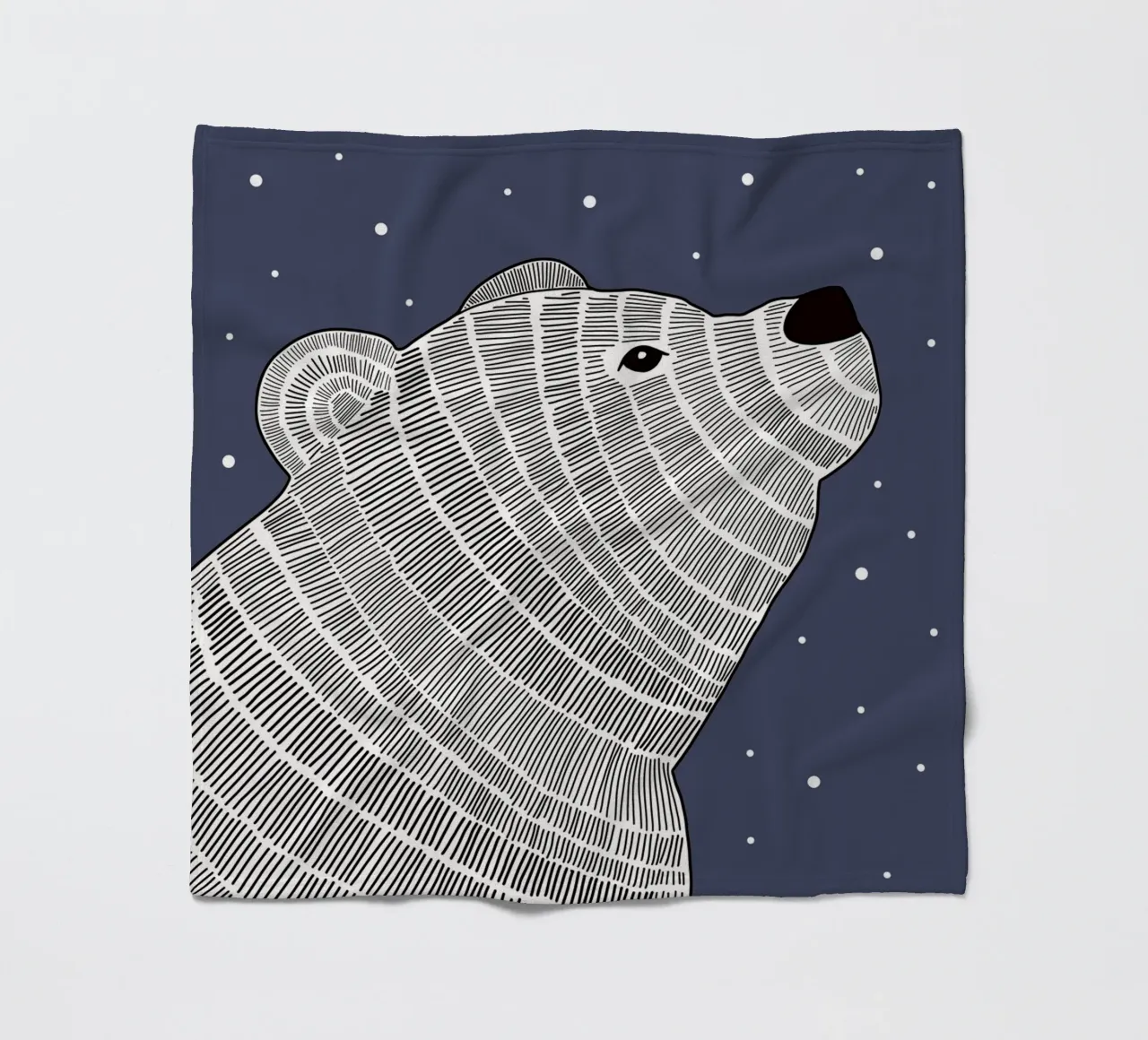 Bär mit Sternenhimmel coperta in pile da BAINAI KIDS