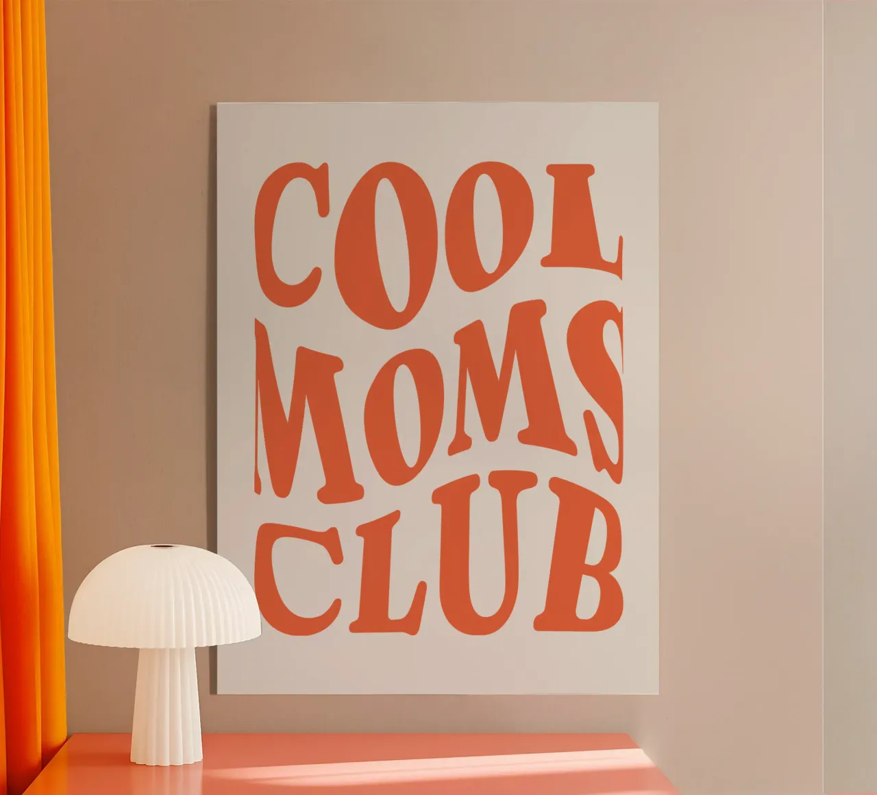 Cool Moms Club acrylic glass by we line studio - art