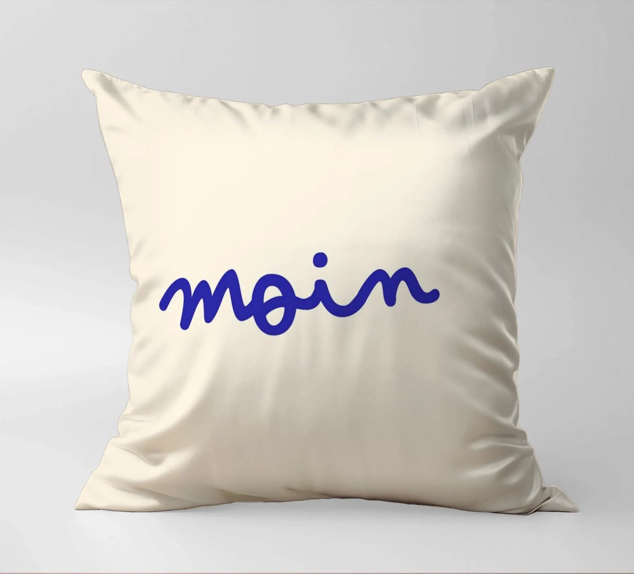 Moin | Handgeschriebener Statement Print cuscino da PrintCessStudio