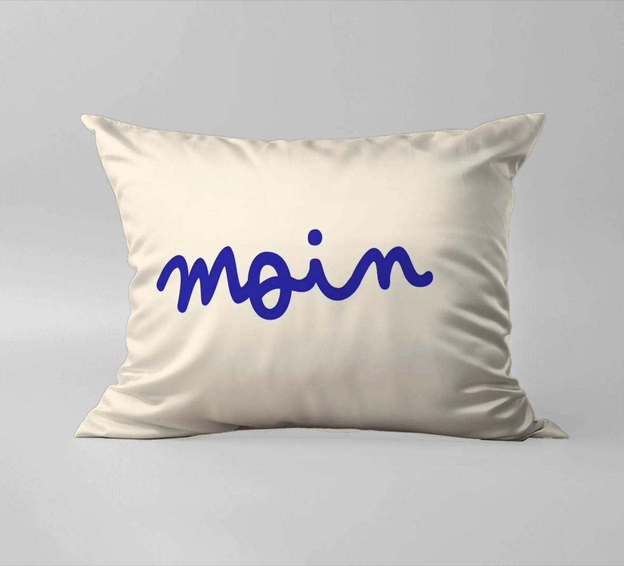 Moin | Handgeschriebener Statement Print cuscino da PrintCessStudio
