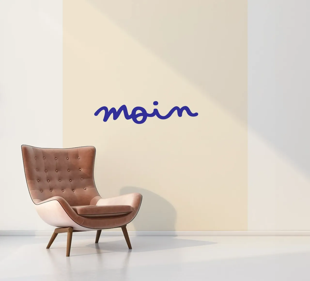 Moin | Handgeschriebener Statement Print papel para pared de PrintCessStudio