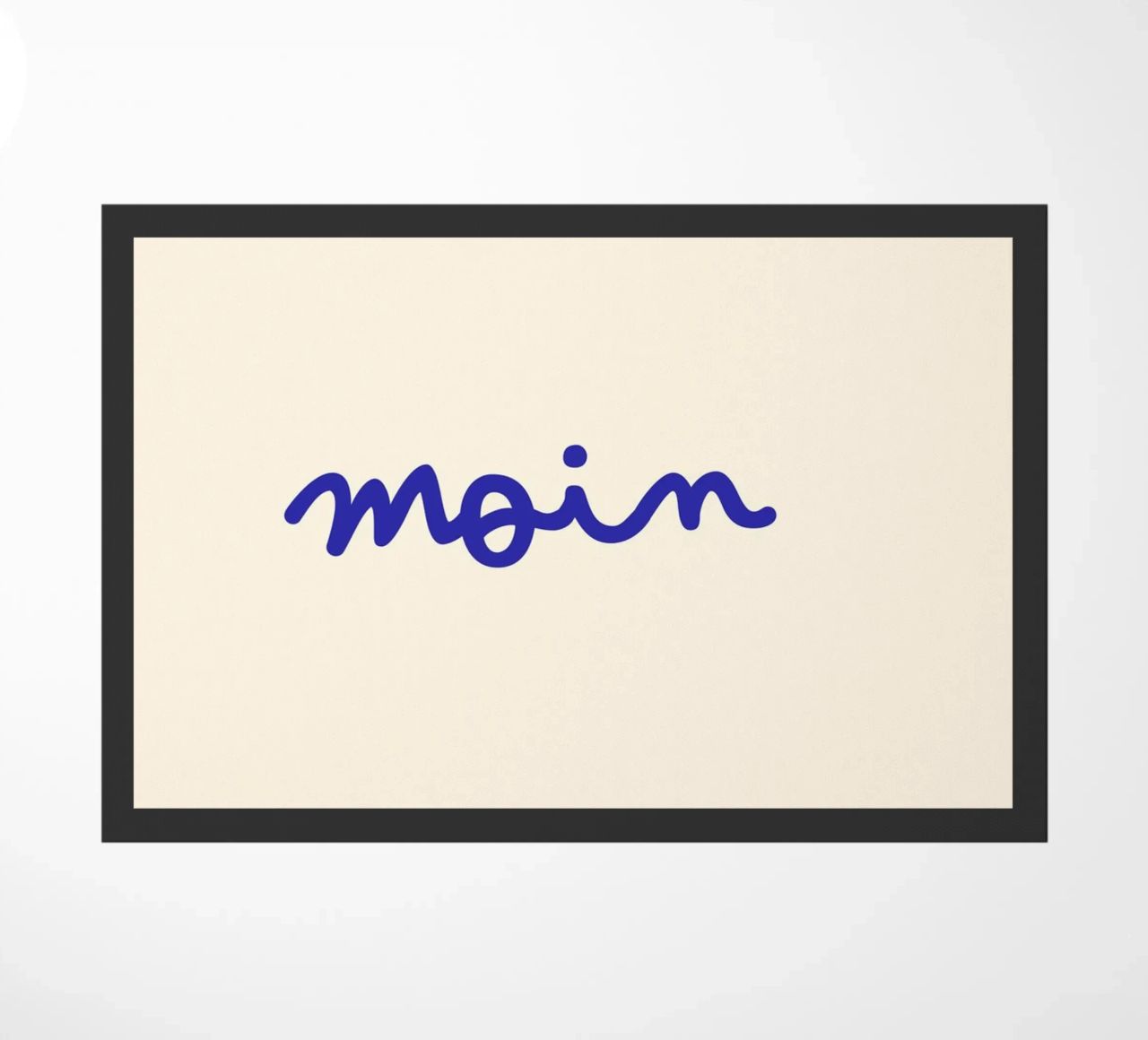 Moin | Handgeschriebener Statement Print zerbino da PrintCessStudio