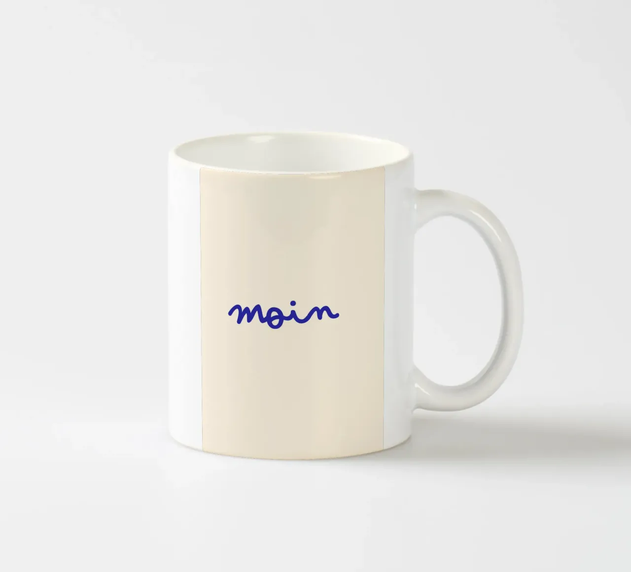 Moin | Handgeschriebener Statement Print mug en céramique de PrintCessStudio
