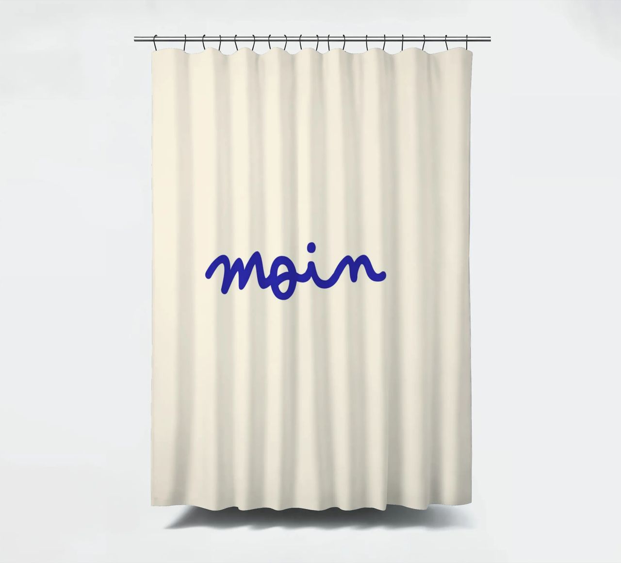 Moin | Handgeschriebener Statement Print tenda da doccia da PrintCessStudio