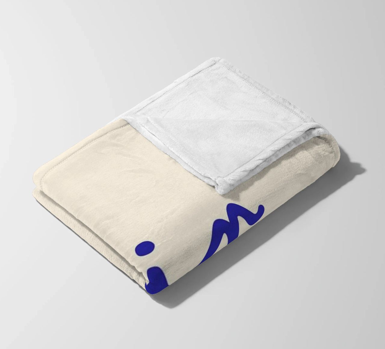 Moin | Handgeschriebener Statement Print coperta in pile da PrintCessStudio
