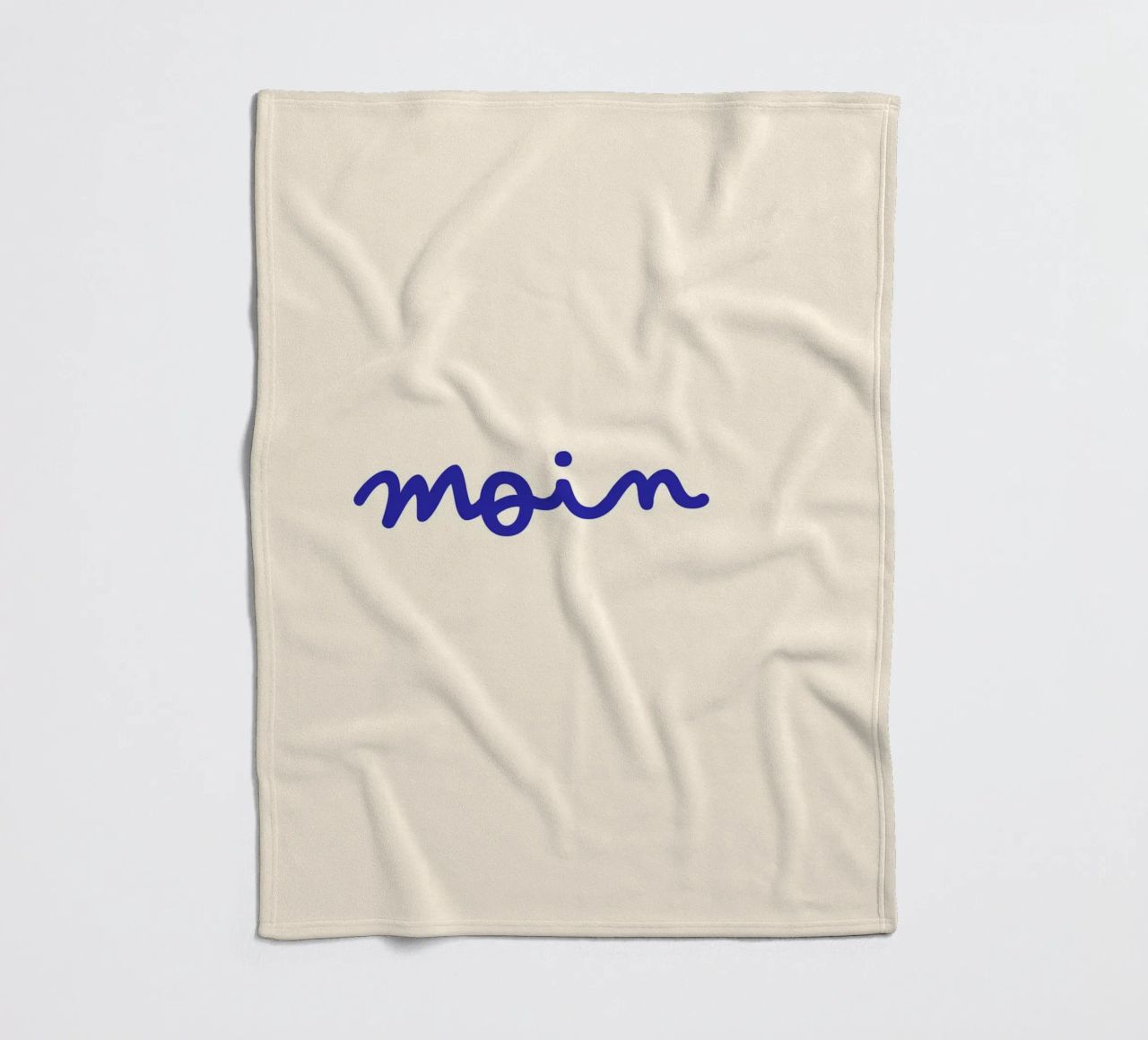 Moin | Handgeschriebener Statement Print coperta in pile da PrintCessStudio