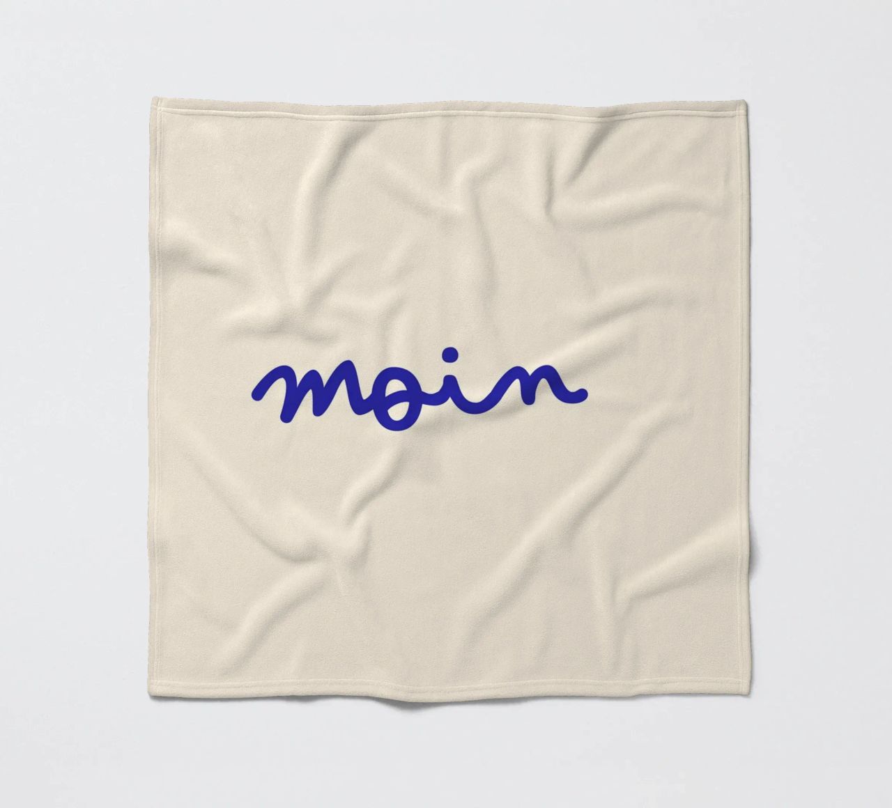 Moin | Handgeschriebener Statement Print coperta in pile da PrintCessStudio