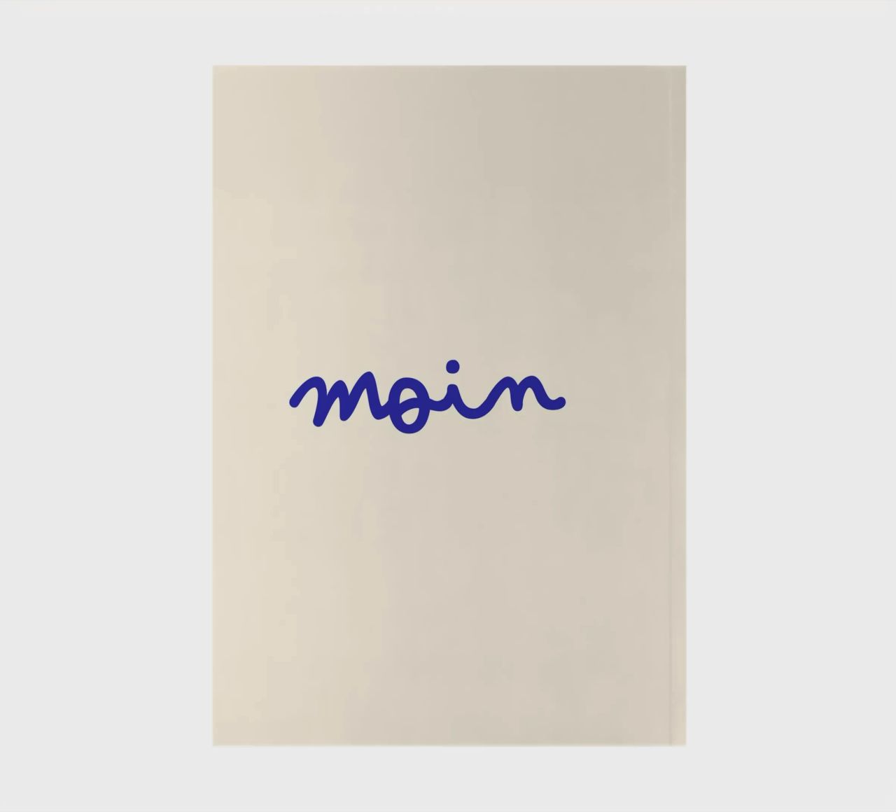 Moin | Handgeschriebener Statement Print diario da PrintCessStudio