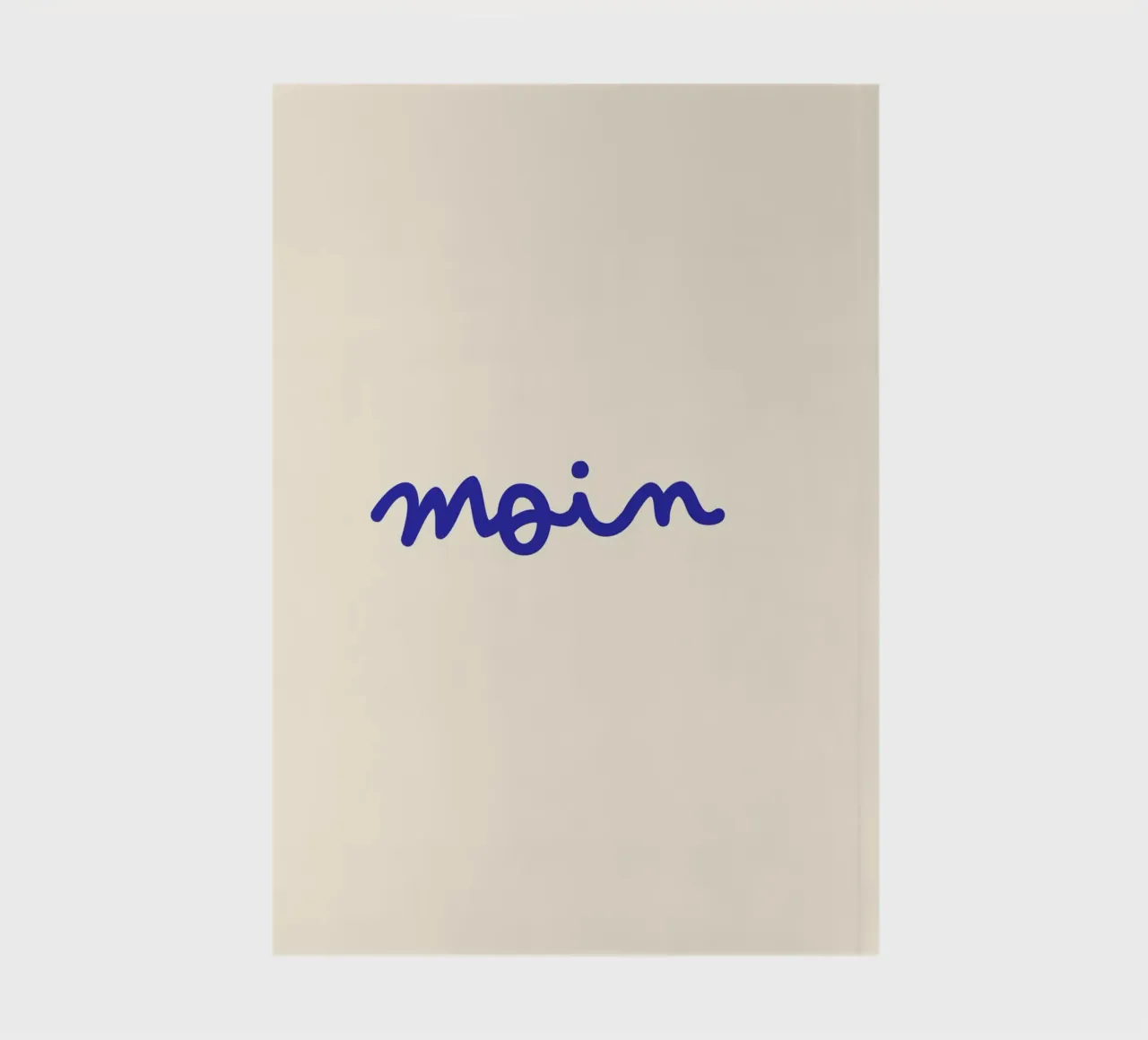 Moin | Handgeschriebener Statement Print Notizbuch von PrintCessStudio
