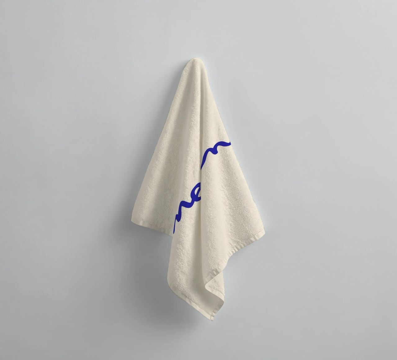 Moin | Handgeschriebener Statement Print asciugamano da bagno da PrintCessStudio