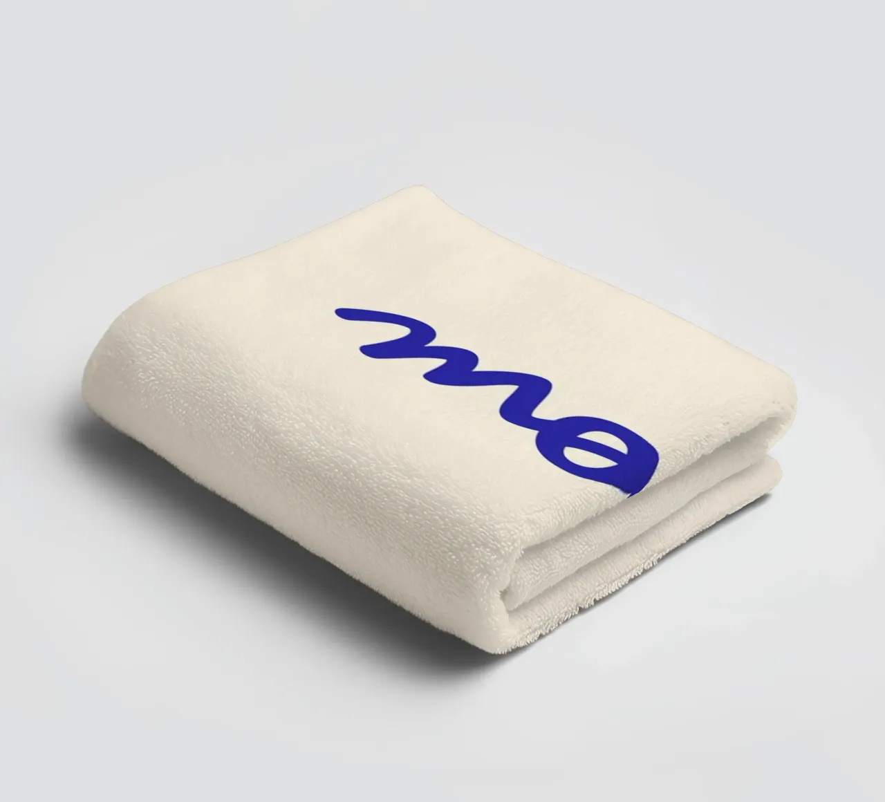 Moin | Handgeschriebener Statement Print serviette de bain de PrintCessStudio