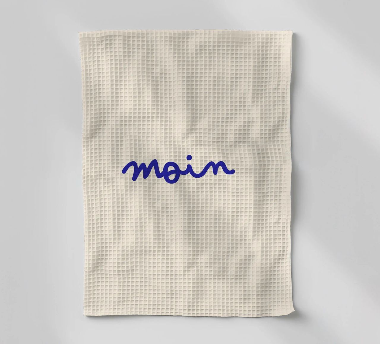 Moin | Handgeschriebener Statement Print torchon de PrintCessStudio