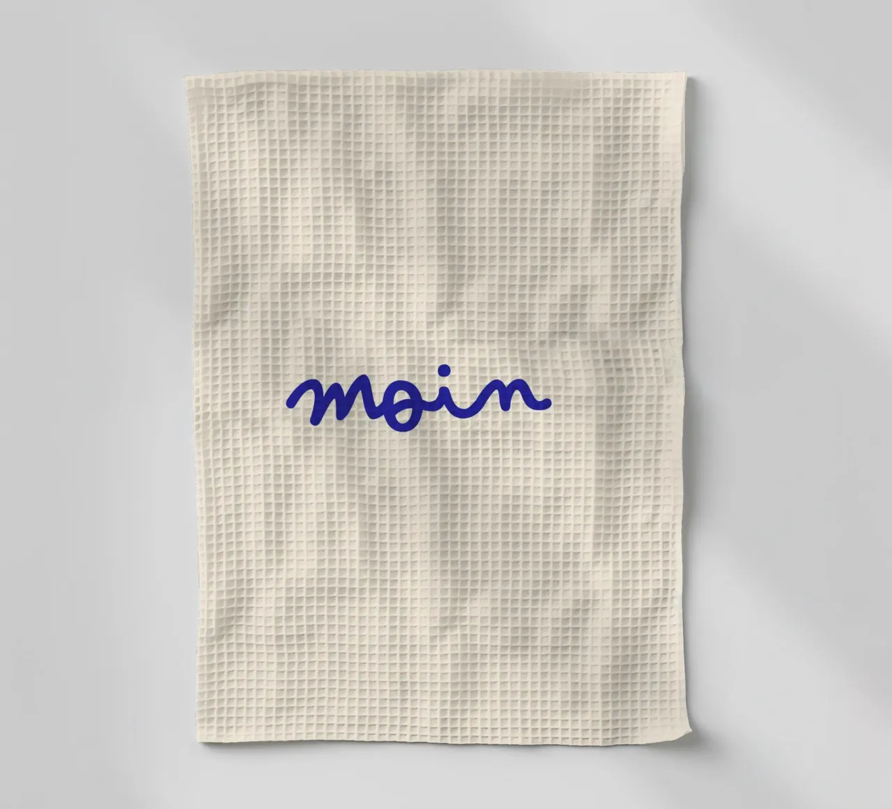 Moin | Handgeschriebener Statement Print torchon de PrintCessStudio