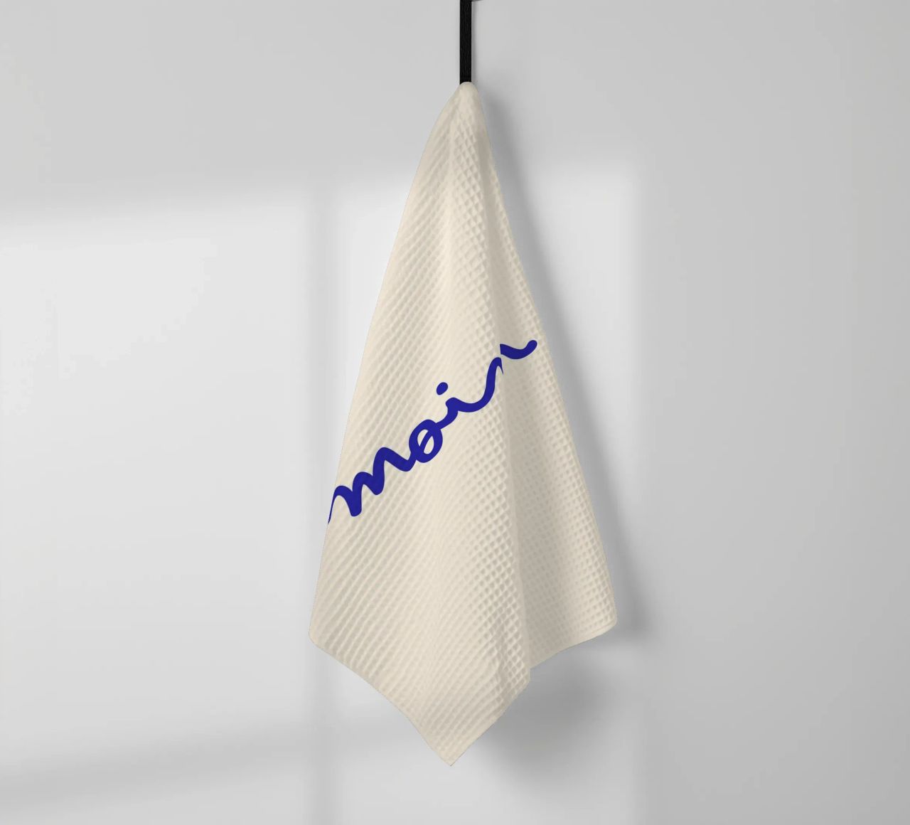 Moin | Handgeschriebener Statement Print torchon de PrintCessStudio