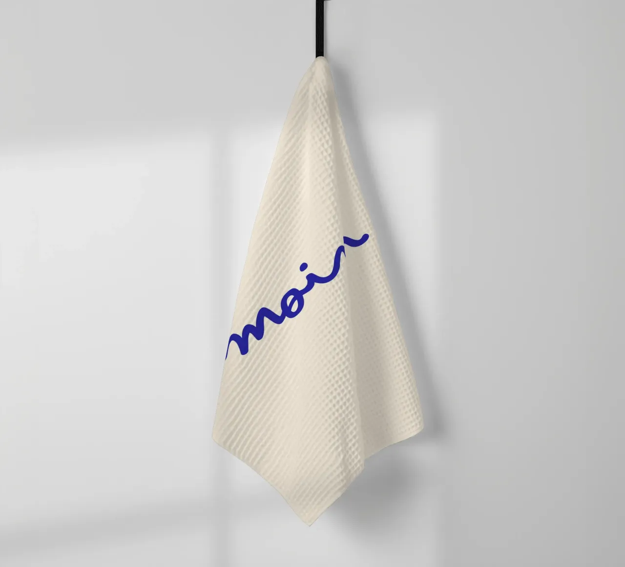 Moin | Handgeschriebener Statement Print torchon de PrintCessStudio